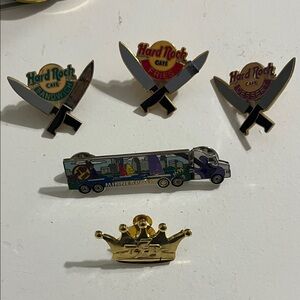 Hard Rock Cafe Colorful Pin Collection